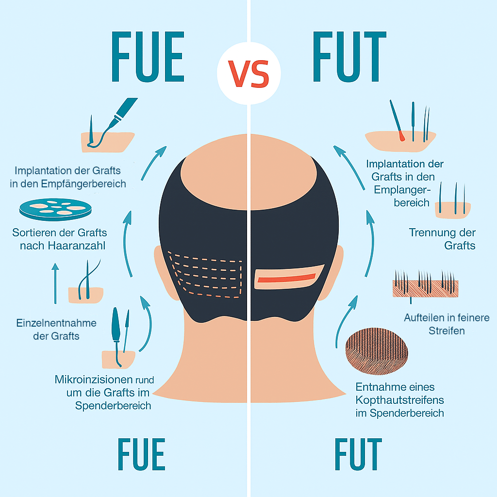 FUE vs FUT Haartransplantation